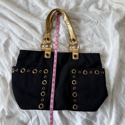 Studded shoulder bag