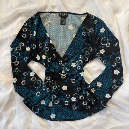 BCBG boho long sleeve top