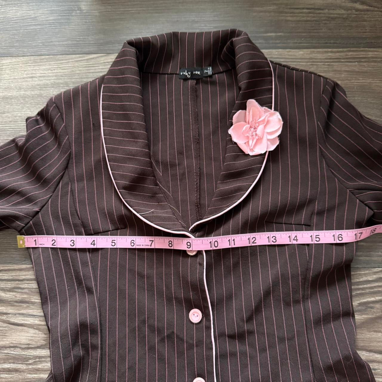 Ruby Rox striped blazer