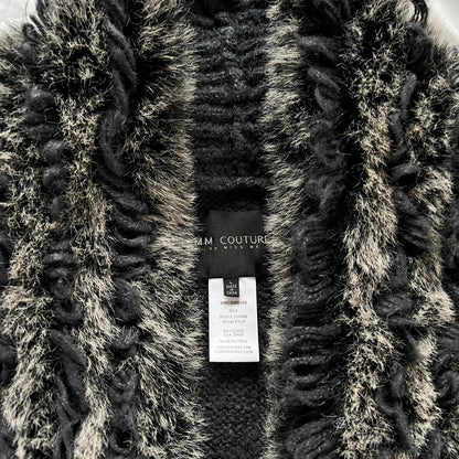 Fur grunge vest