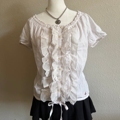 Hollister babydoll top