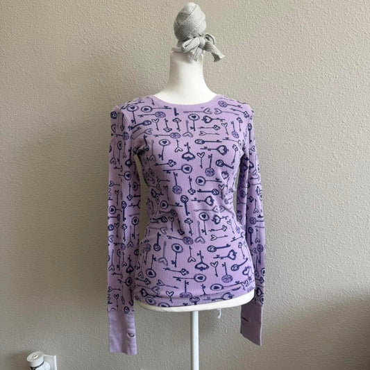 Lilac heart thermal longsleeve