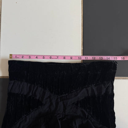 Whimsigoth black velvet maxi