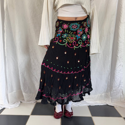 Insane fairy flower beaded maxi