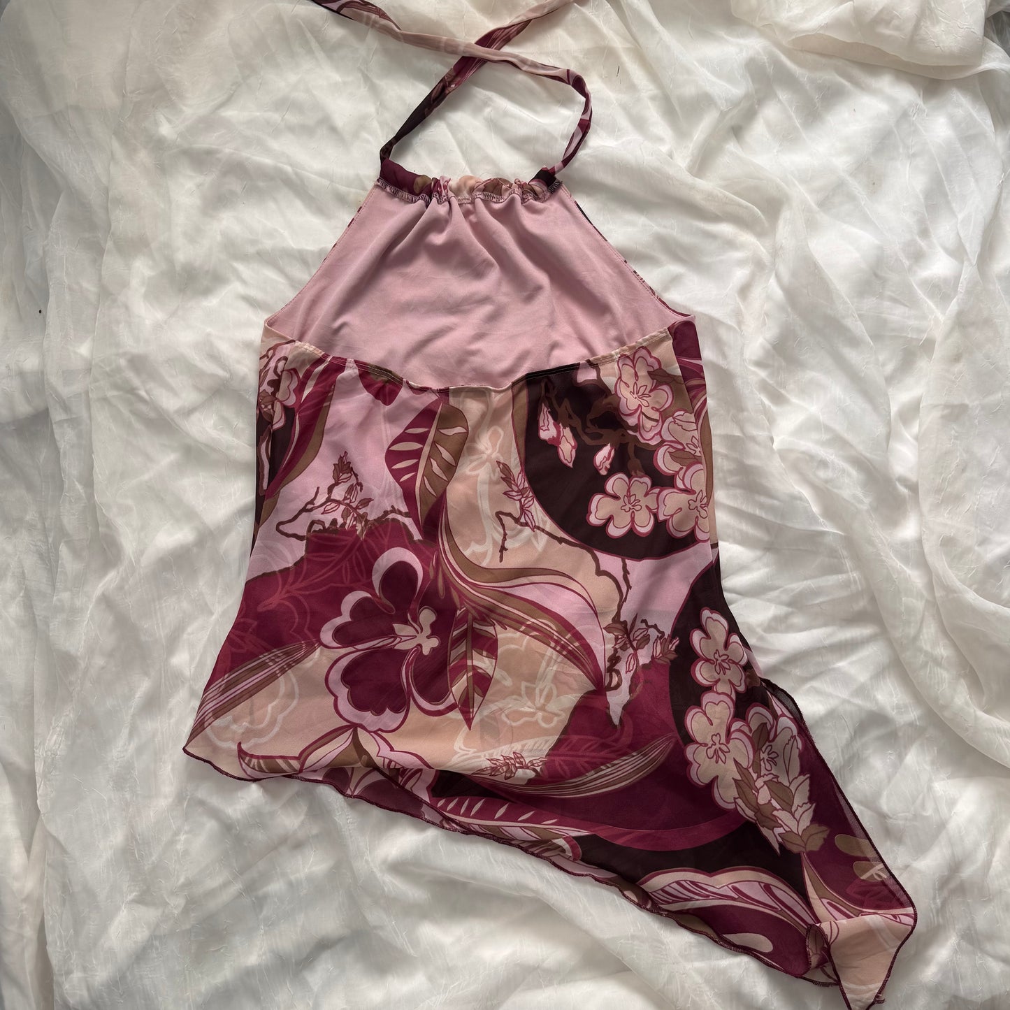 whimsical flower halter