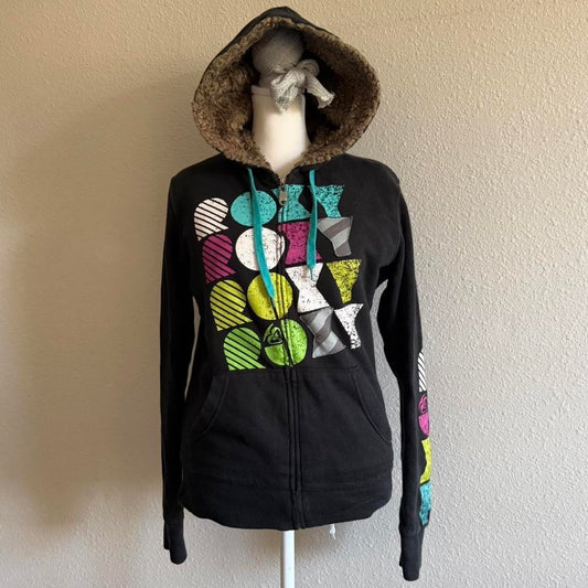 Roxy faux fur zip up