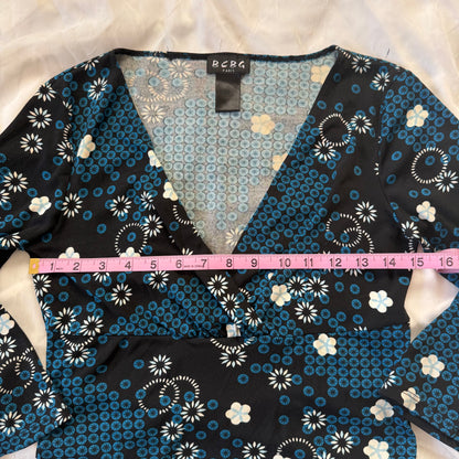 BCBG boho long sleeve top