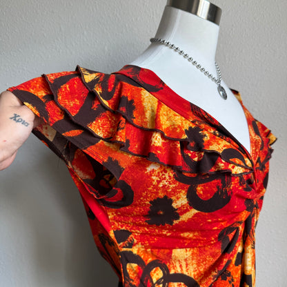 Suzie’s tropical flower top