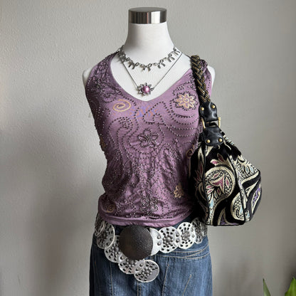 2000s boho circle belt