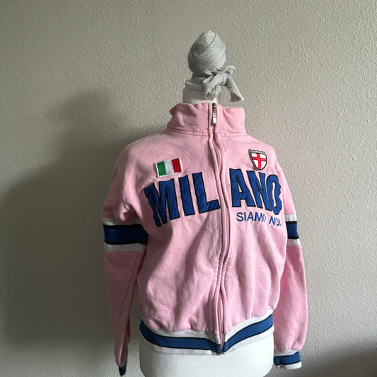 Milano Italy pink zip up
