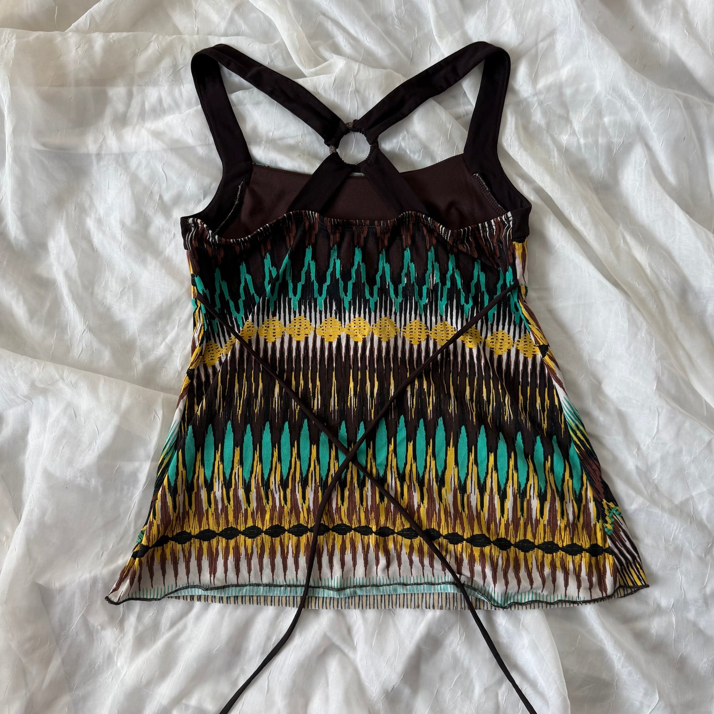 Brown fairy printed cami