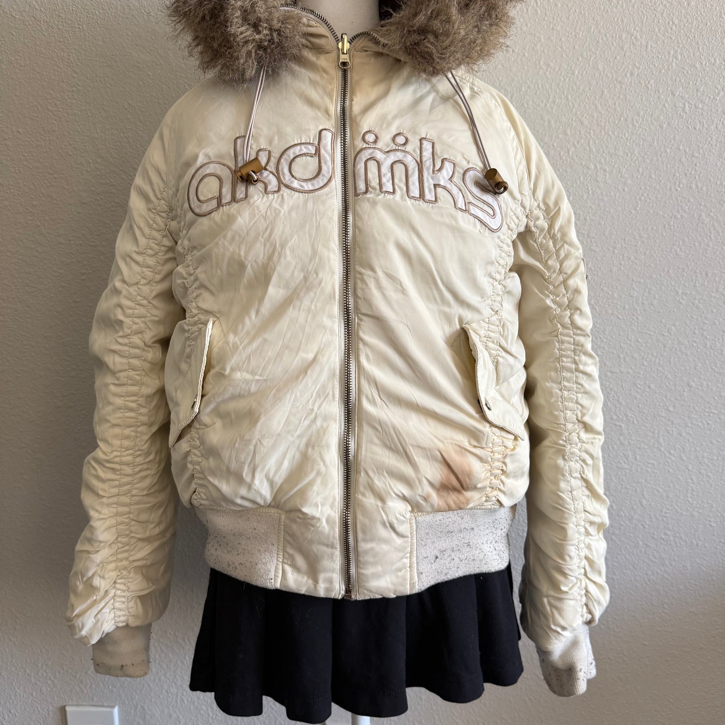 AKDMKS reversible puffer jacket