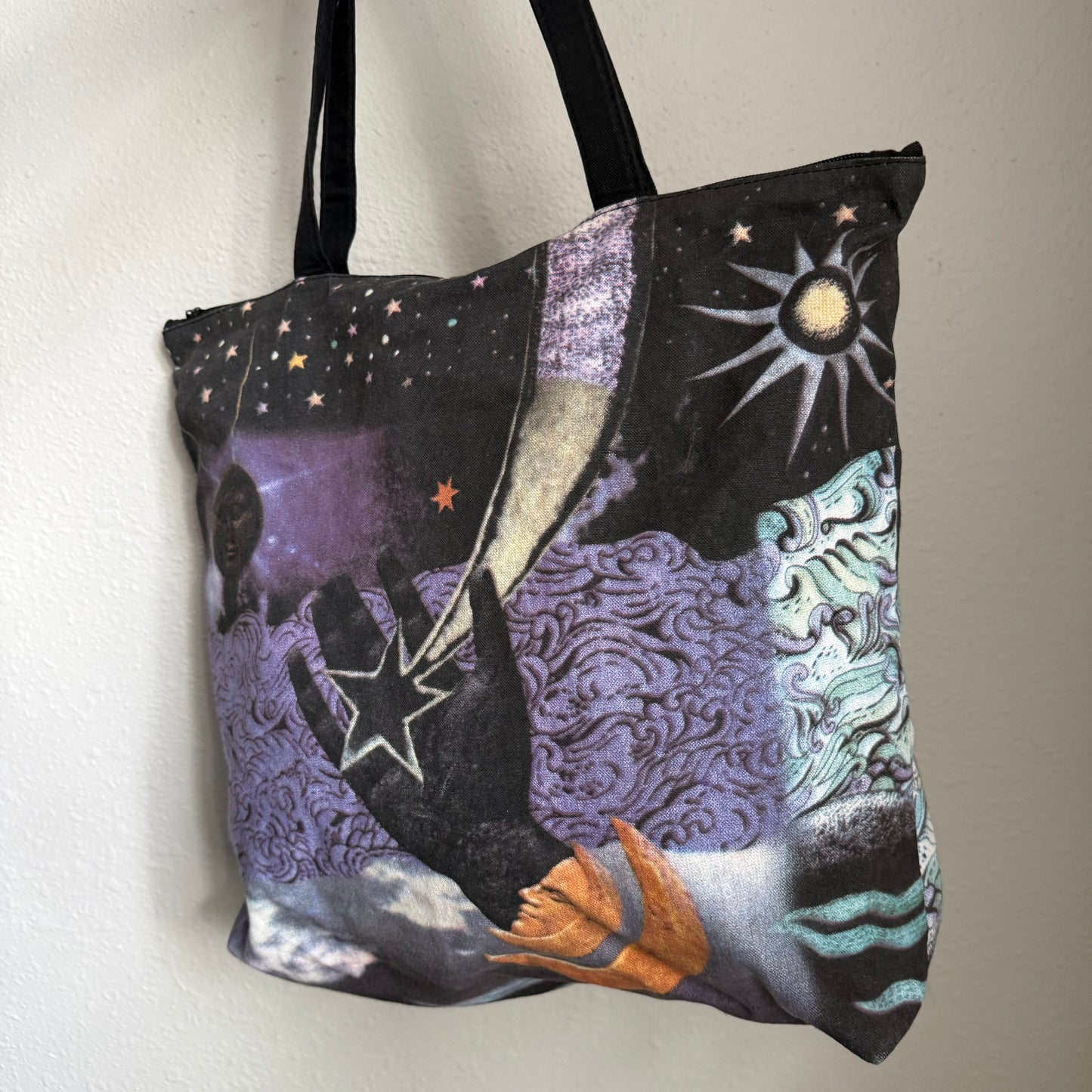 Crystal celestial shoulder bag