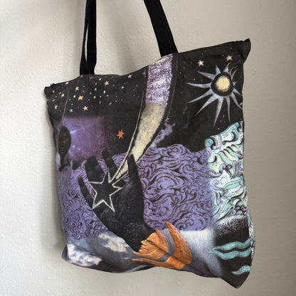 Crystal celestial shoulder bag