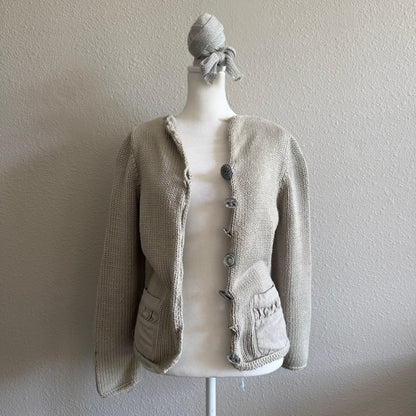 Knitted cottage cardigan