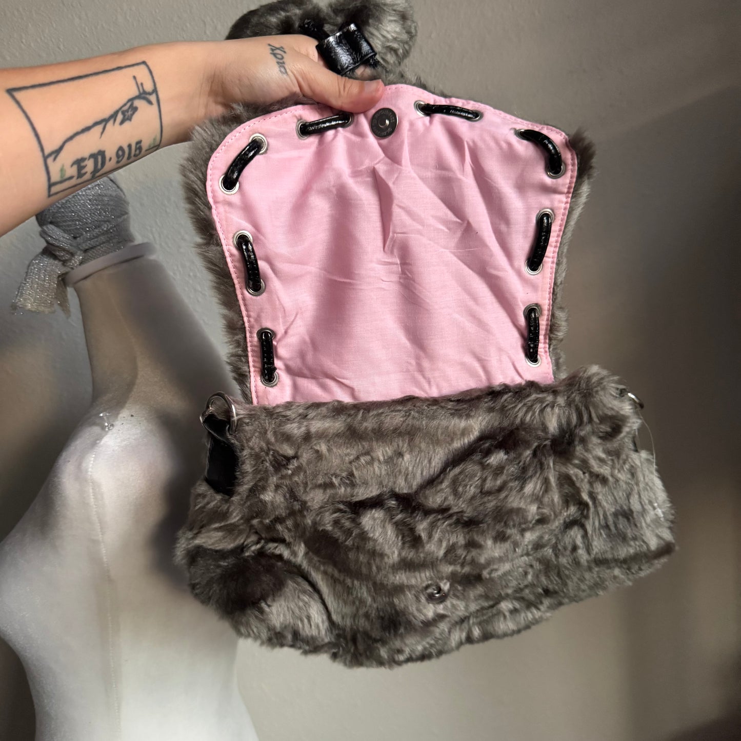 Faux Fur shoulder bag