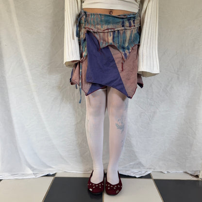 Fairy adjustable purple mini skirt