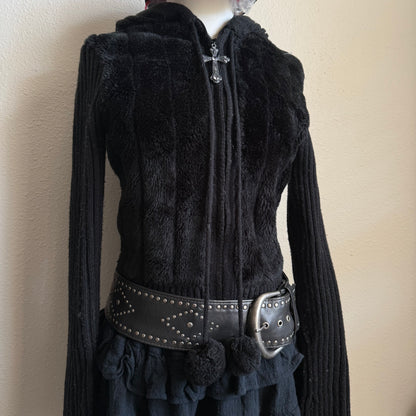 Say What? zip up sweater