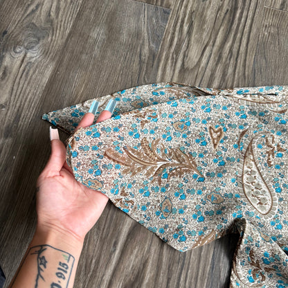Forever paisley flared top