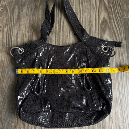 Chloe’s black snakeskin bag