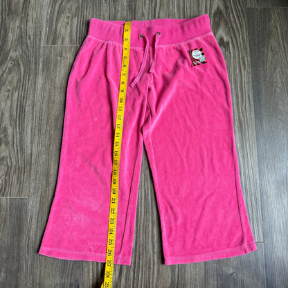 Pink velvet gauchos