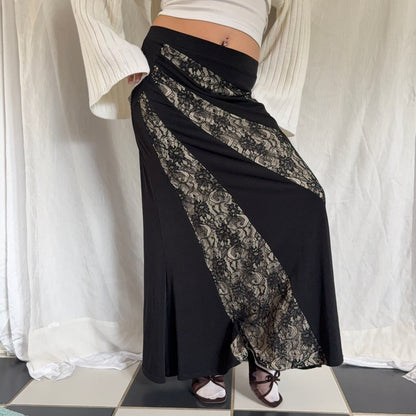 Evening lace maxi