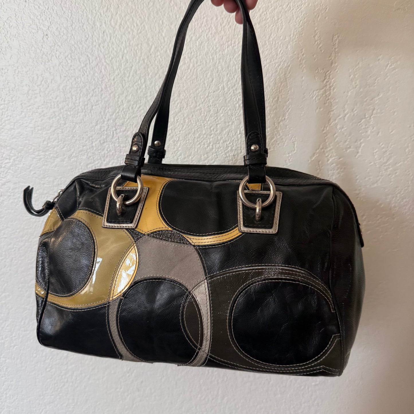 Coach monogram shoulder bag