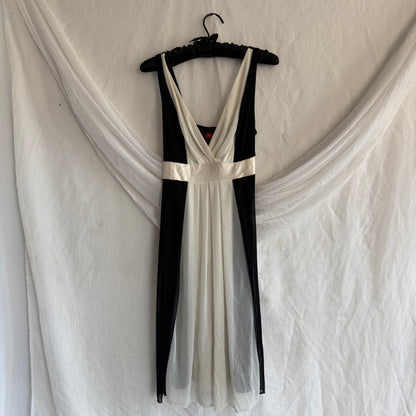 2000s Ruby Rox ribbon hoco dress