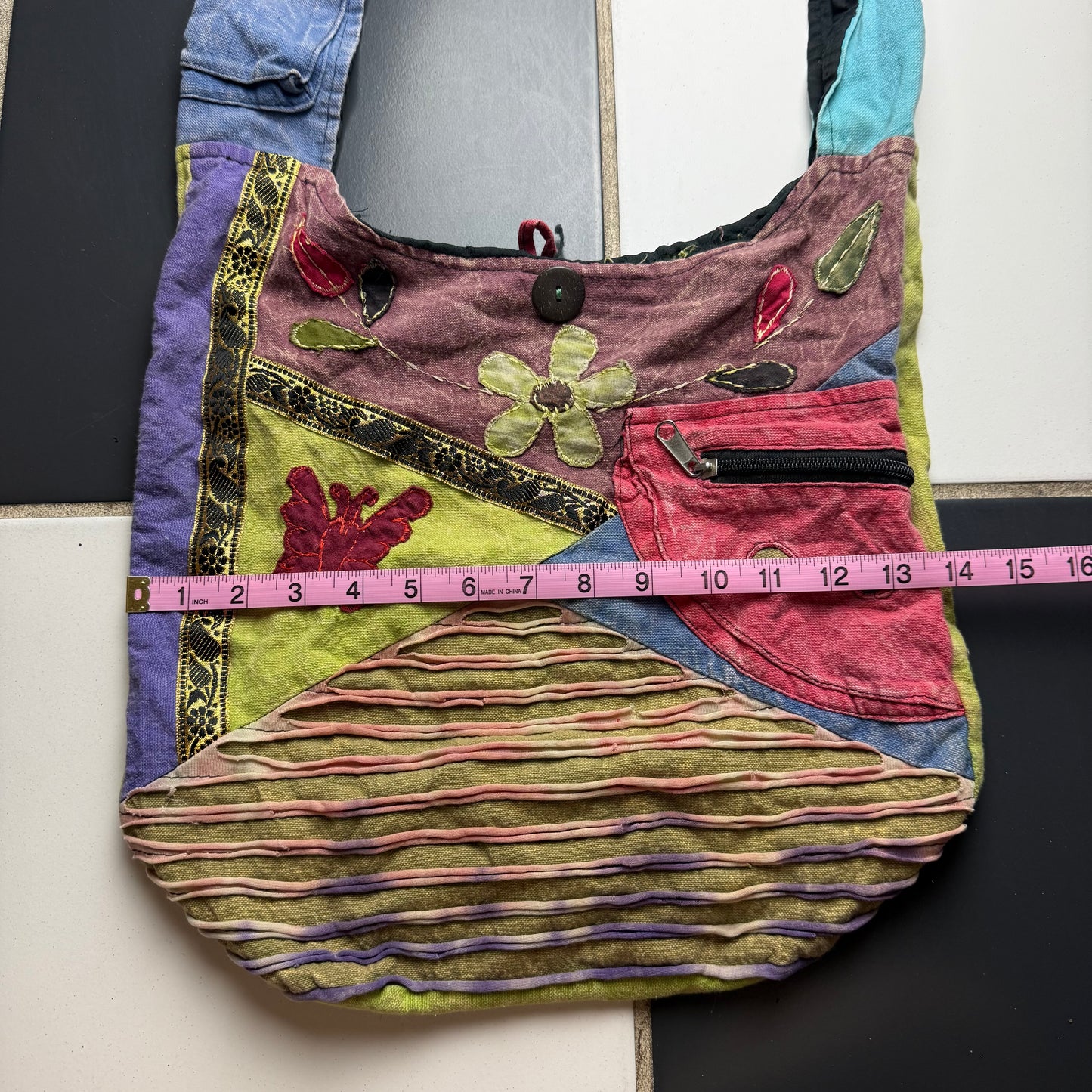 Boho crossbody bag
