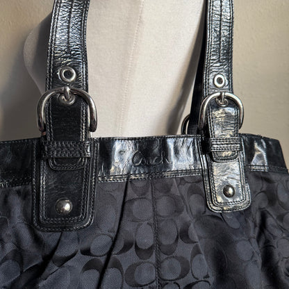 Black Coach shoulder bag