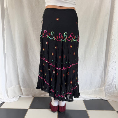 Insane fairy flower beaded maxi