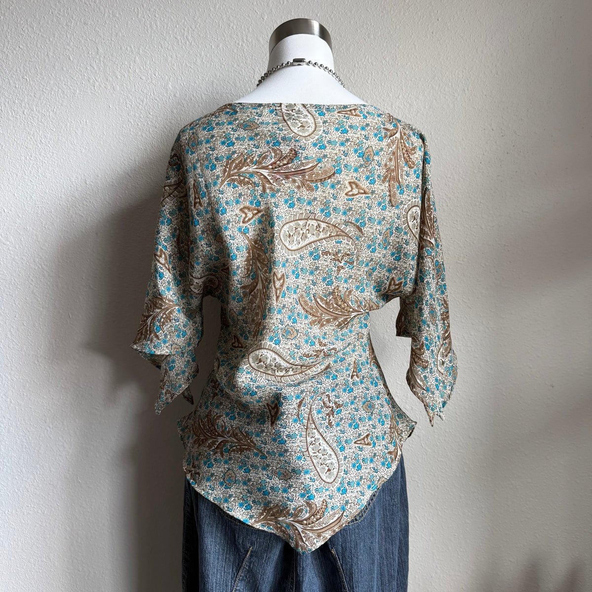 Forever paisley flared top