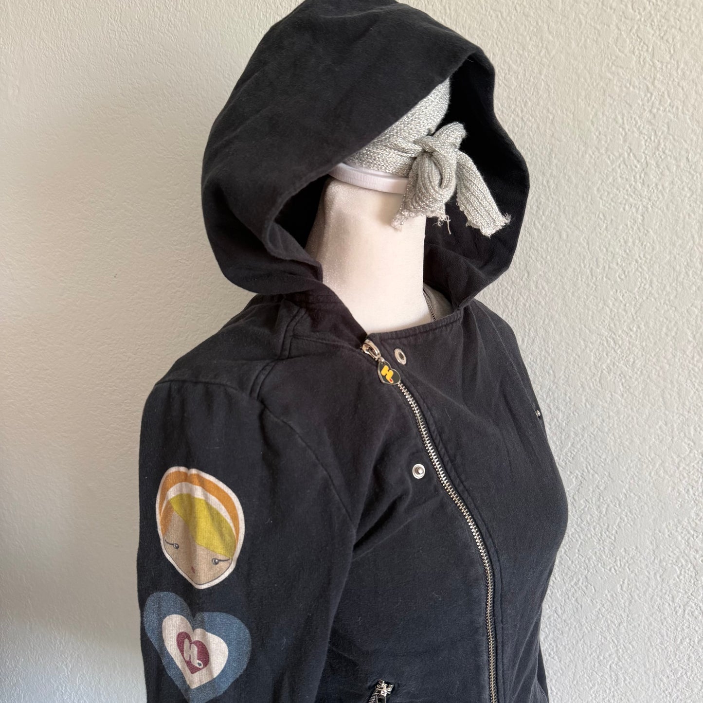 Harajuku fitted zip up jacket