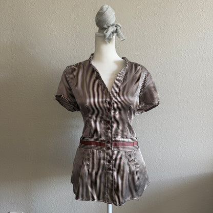 Charlotte Russe button top