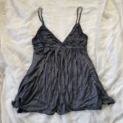 Velvet metallic cami top