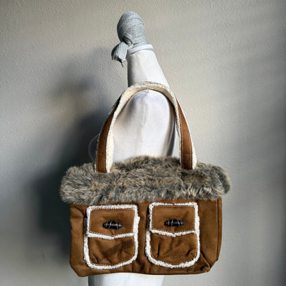 Bath & Body Works faux fur shoulder bag