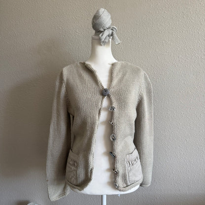 Knitted cottage cardigan