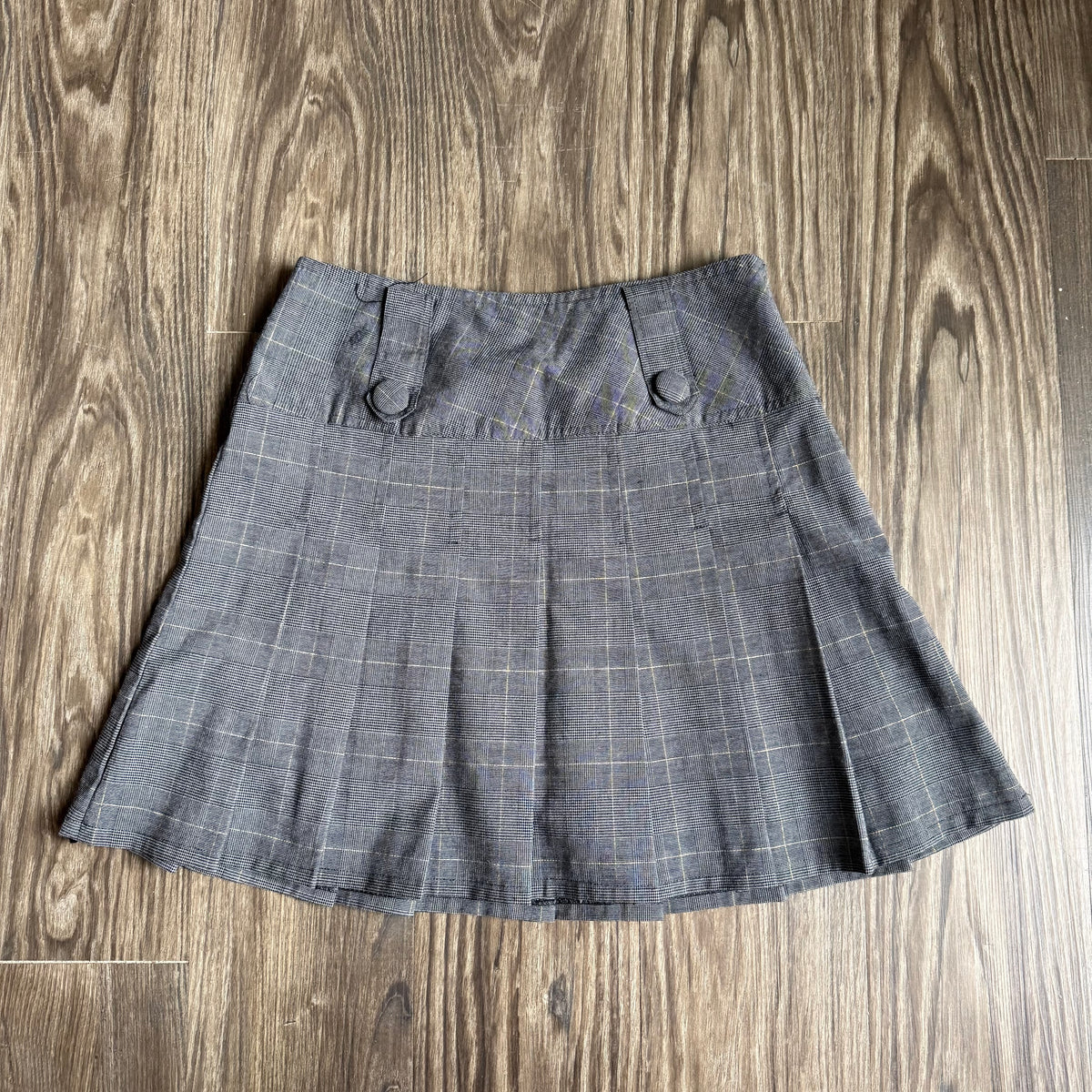 Office siren plaid skirt