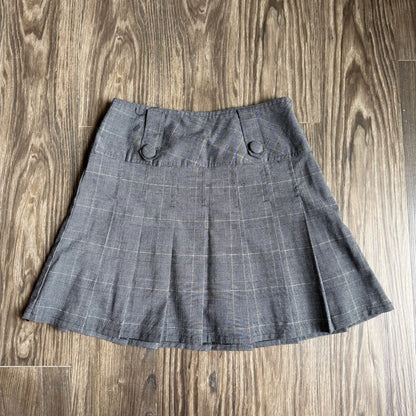 Office siren plaid skirt