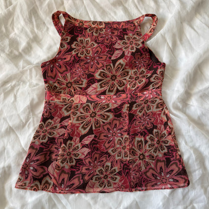 summer boho flower cami