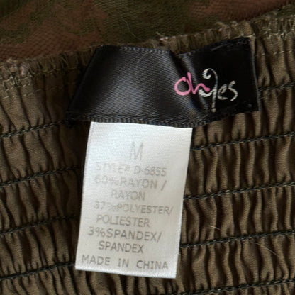 Olive green fairy vest