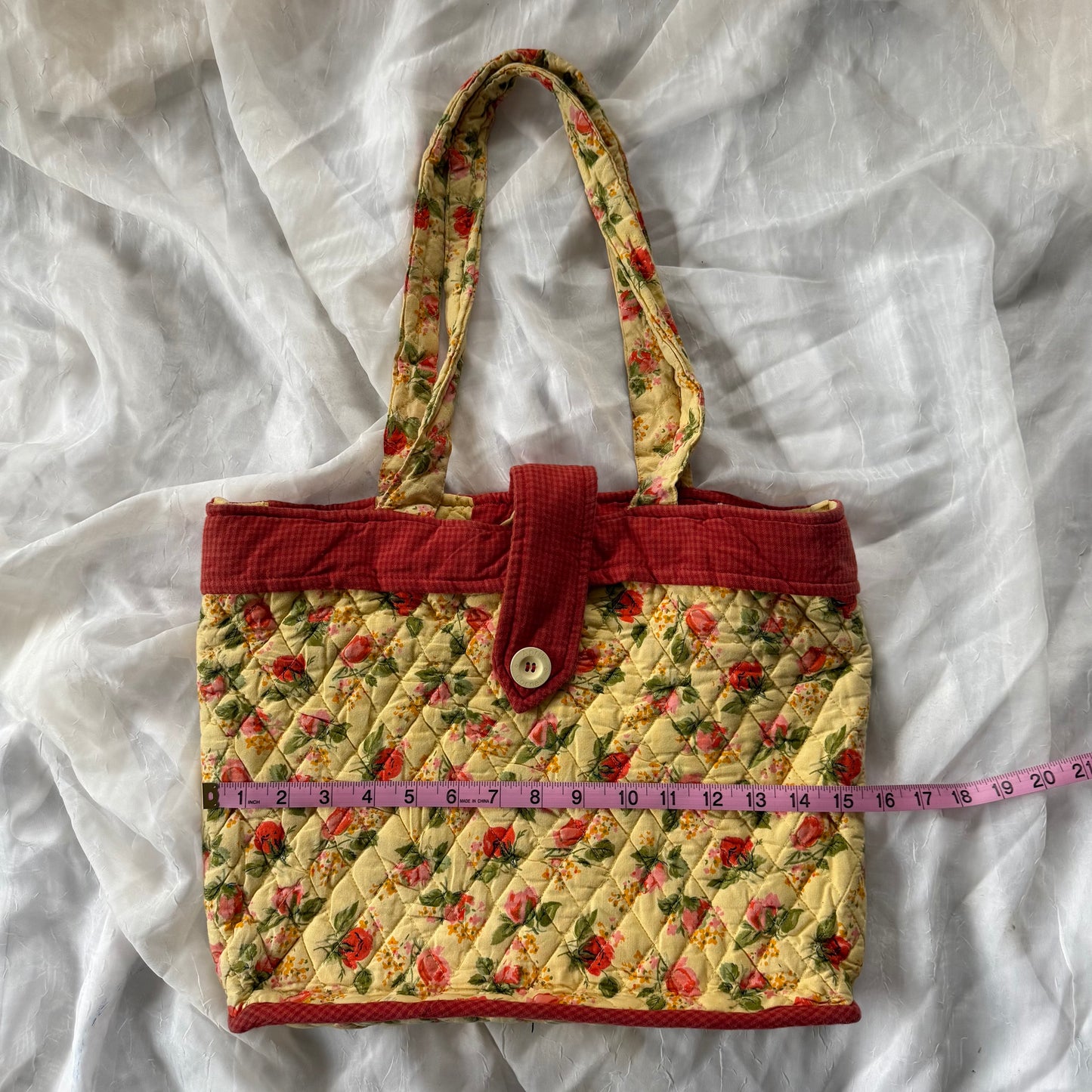 Cottage quilted shoulder bag