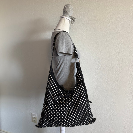 Polka dot shoulder bag