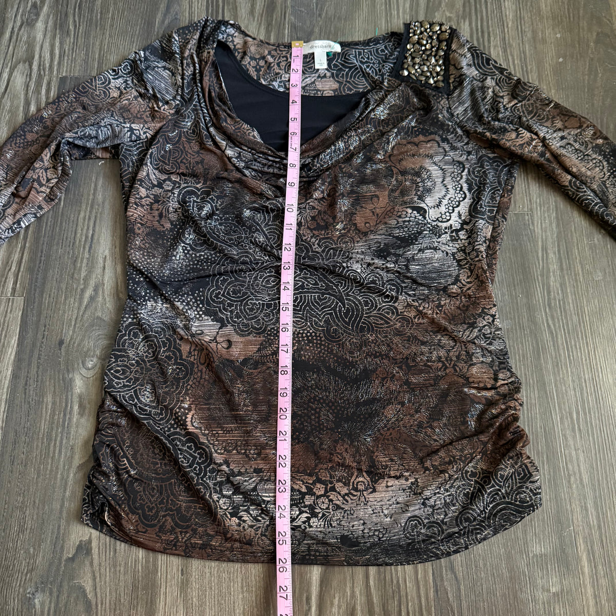 Tuscan grunge sleeved top