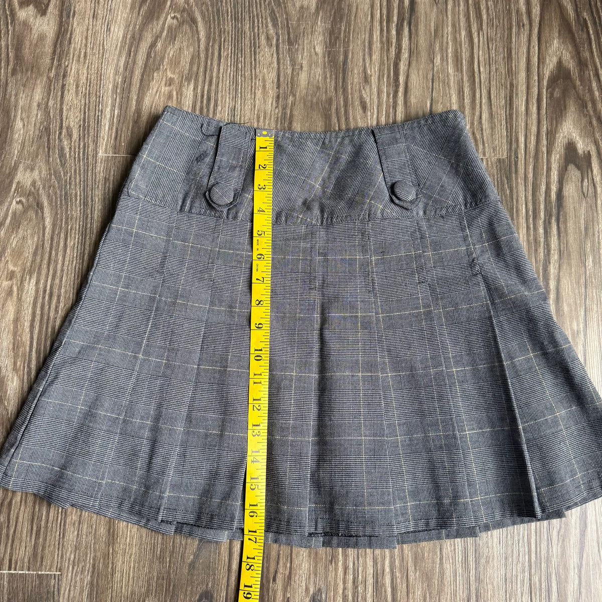 Office siren plaid skirt