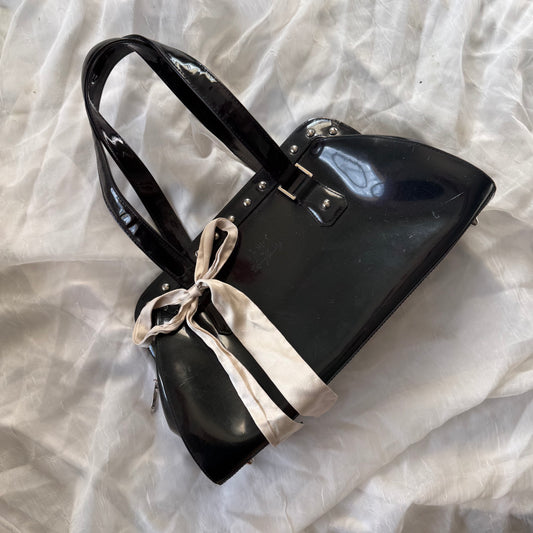 Black everyday shoulder bag