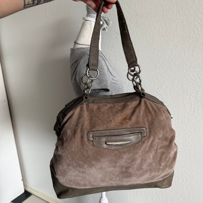 Kathy faux fur shoulder bag