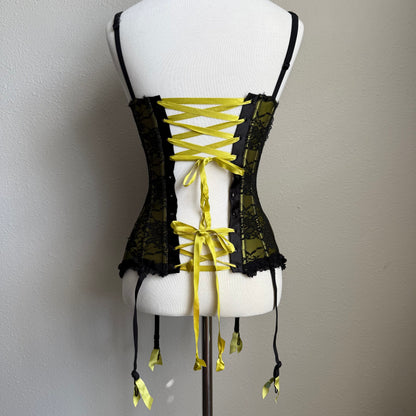 Fredrick’s of Hollywood yellow corset