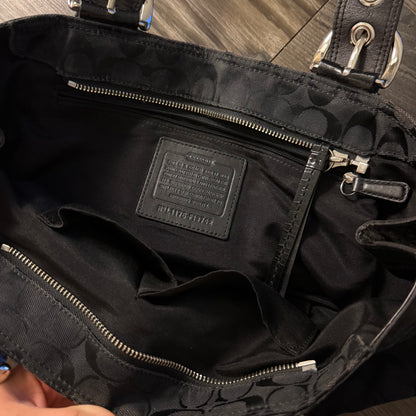 Black Coach shoulder bag