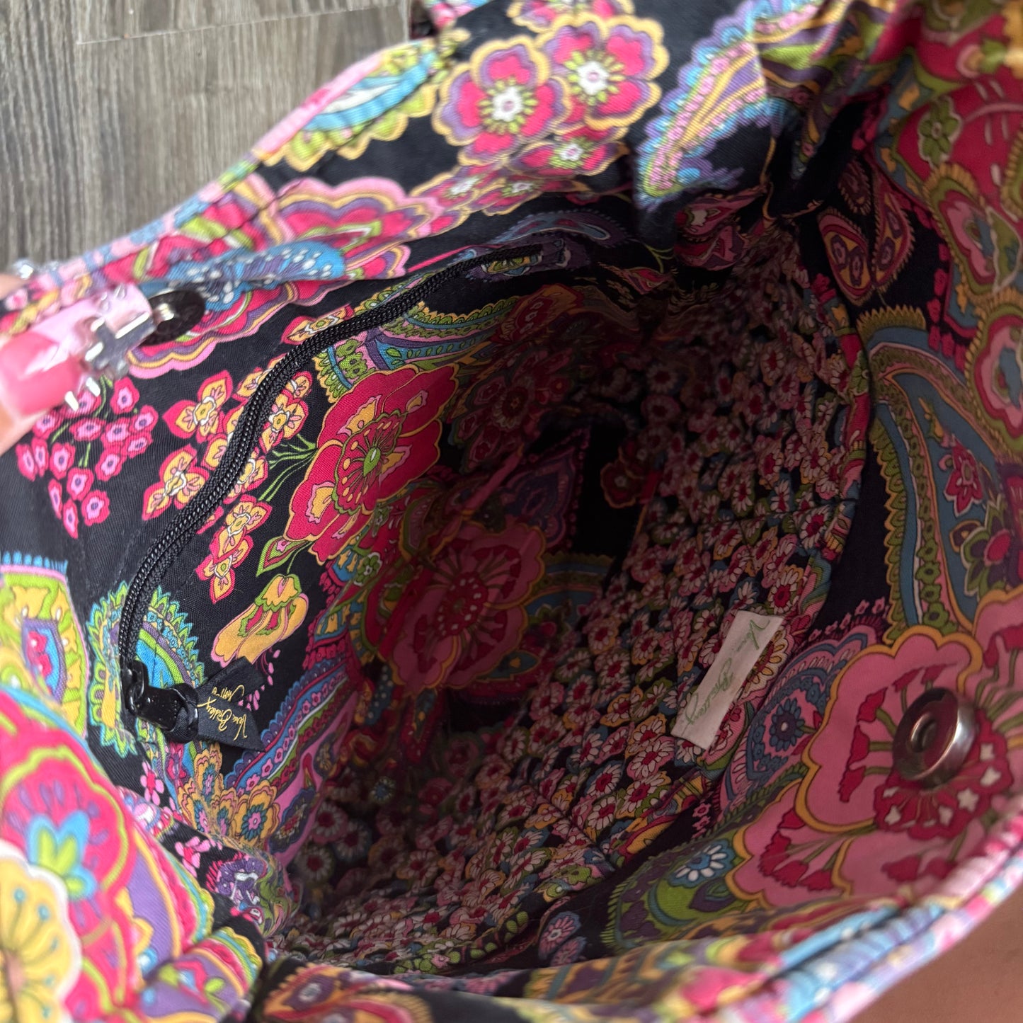 Vera Bradley quilted shoulder bag